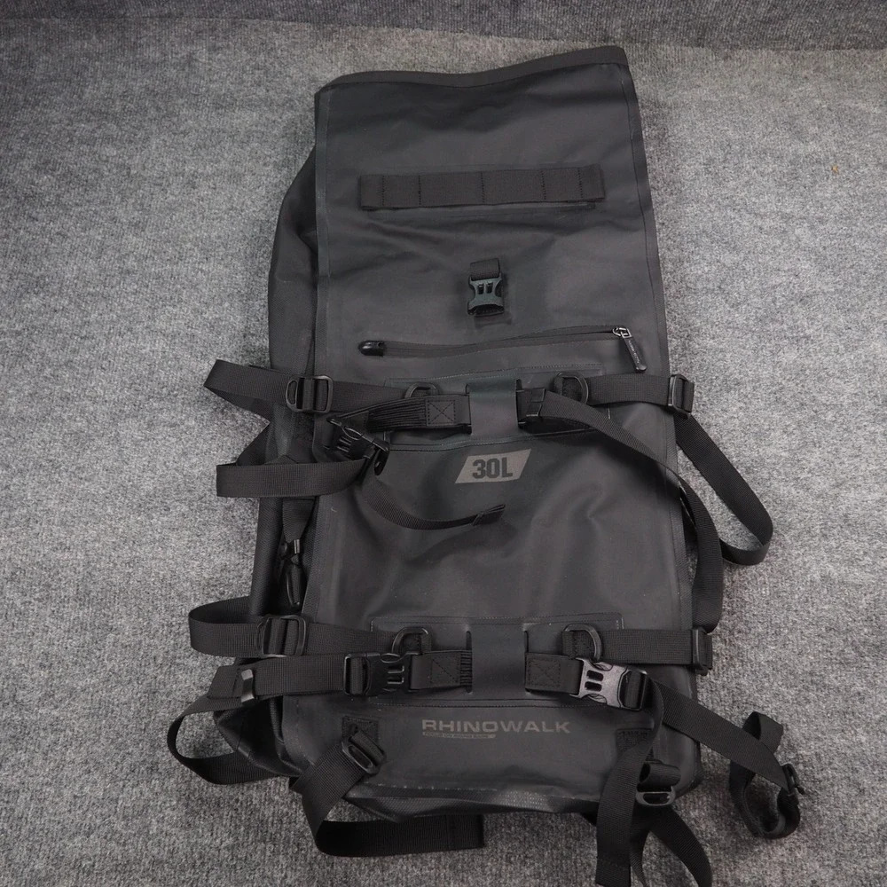 Rhinowalk Motorcycle Tail Bag 30L Black Waterproof Pannier Luggage MT21630
